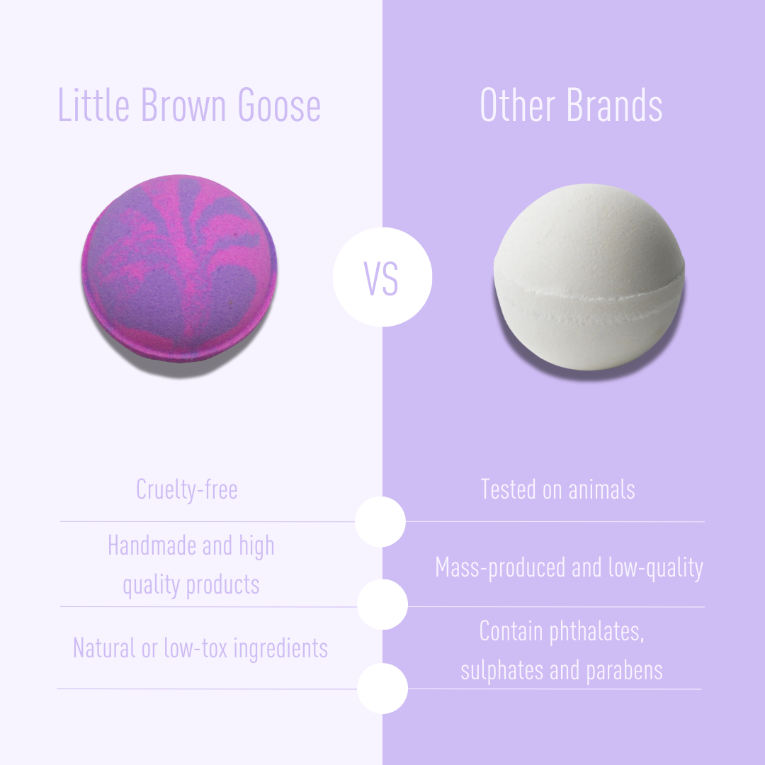 bath bombs australian made little brown goose