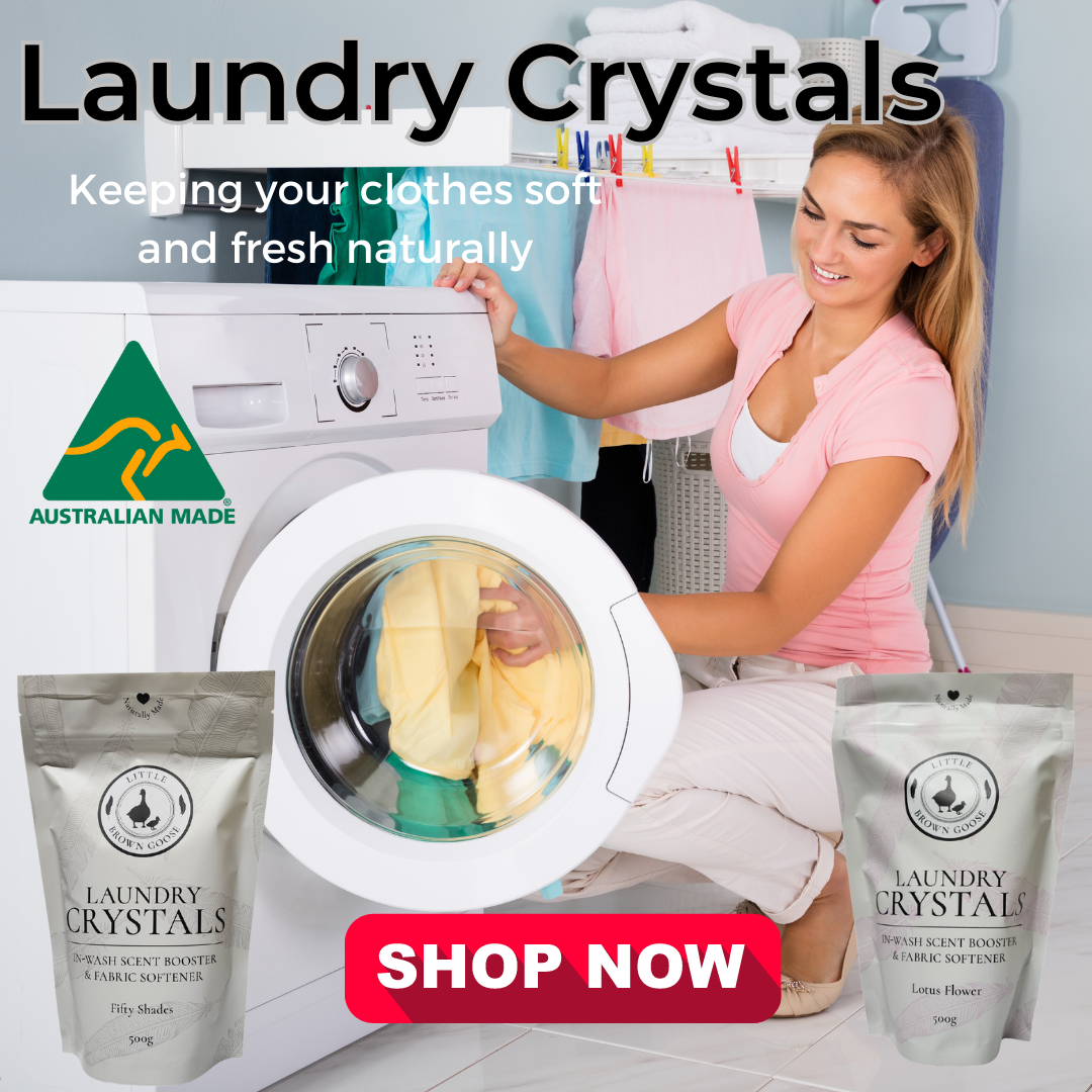 Laundry Crystals little brown goose