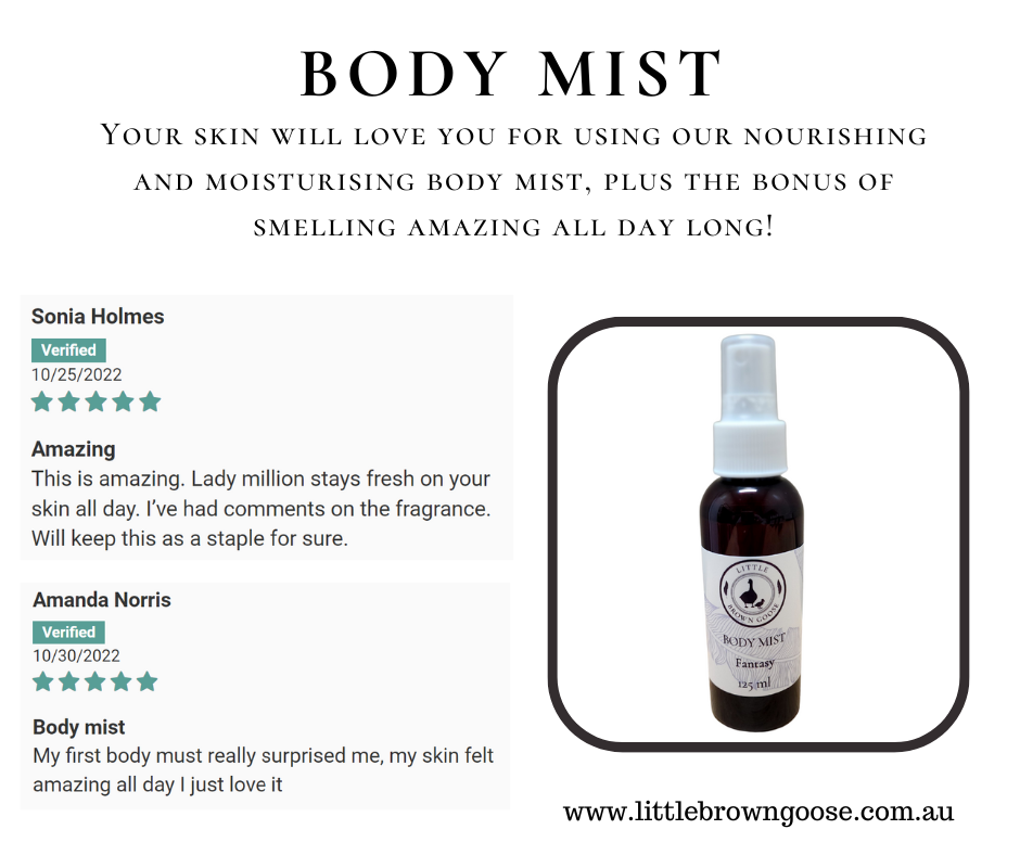Body mist moisturiser Little Brown Goose