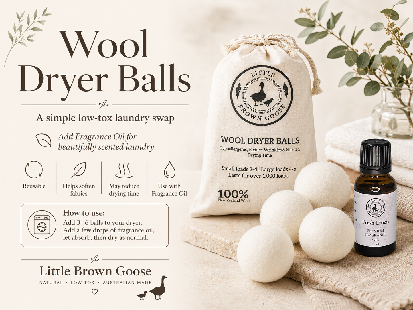 wool dryer balls australia