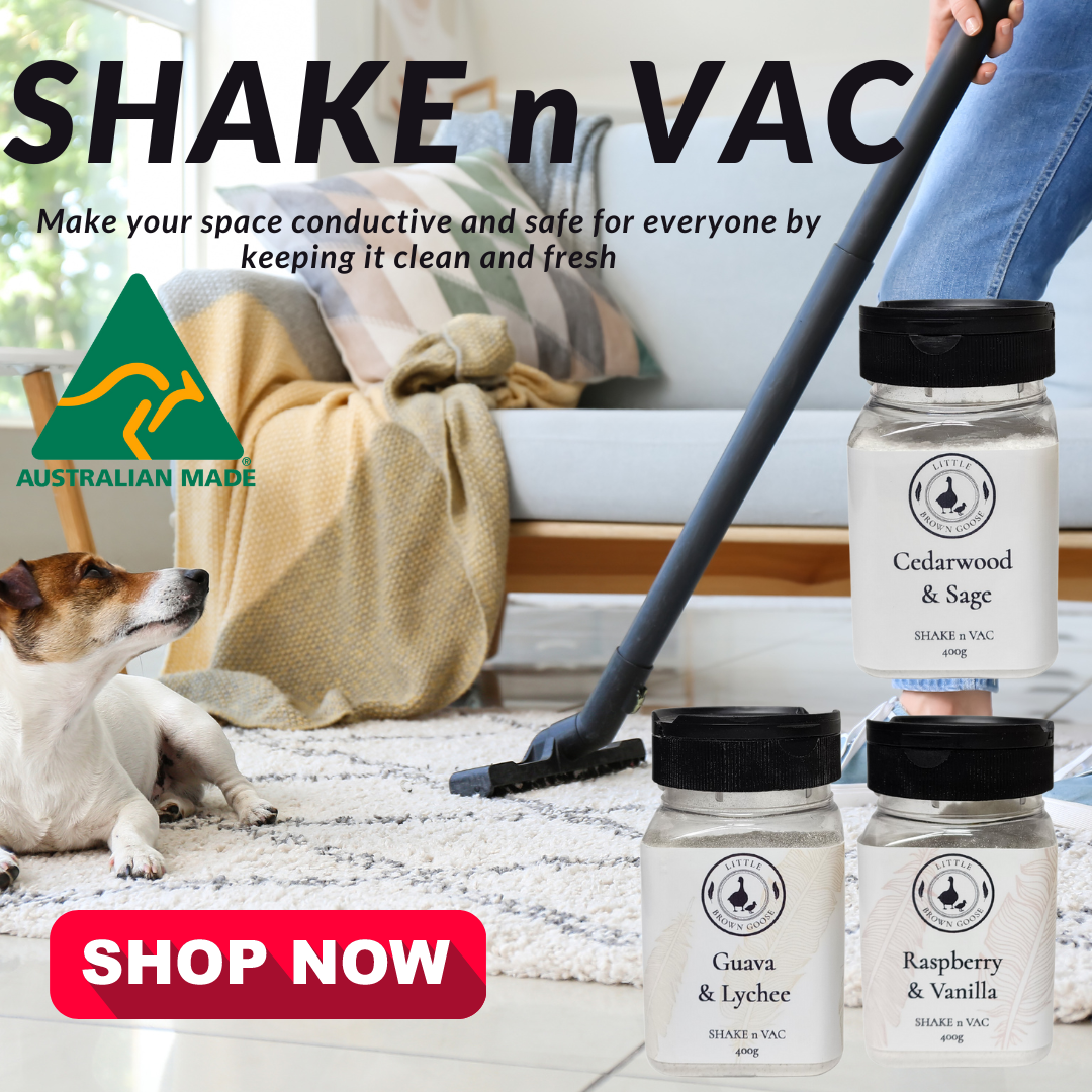 The Ultimate Carpet Deodorising Product: Little Brown Goose Shake n Vac