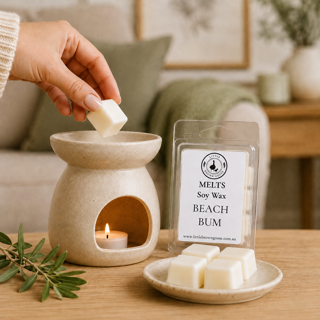 Little Brown Goose soy wax melts Australia handmade in Geelong Victoria