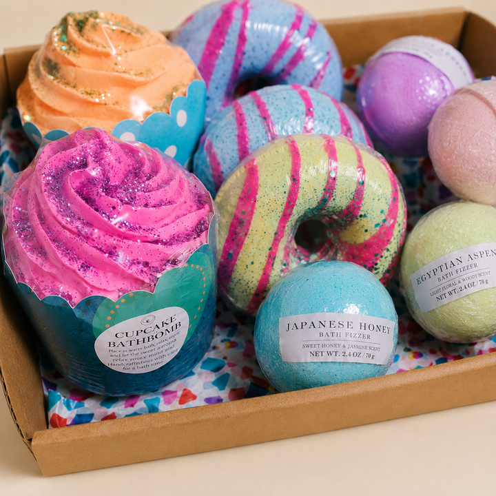 Dessert Bath Bomb Gift Pack Australia | Handmade Bath Bomb Set