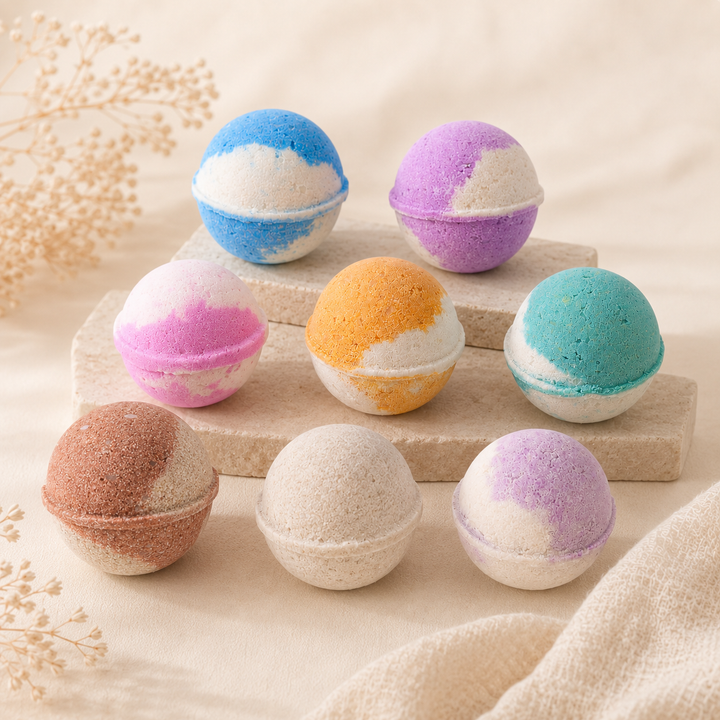 Round Bath Bombs Australia | Natural &amp; Gentle Bath Bombs