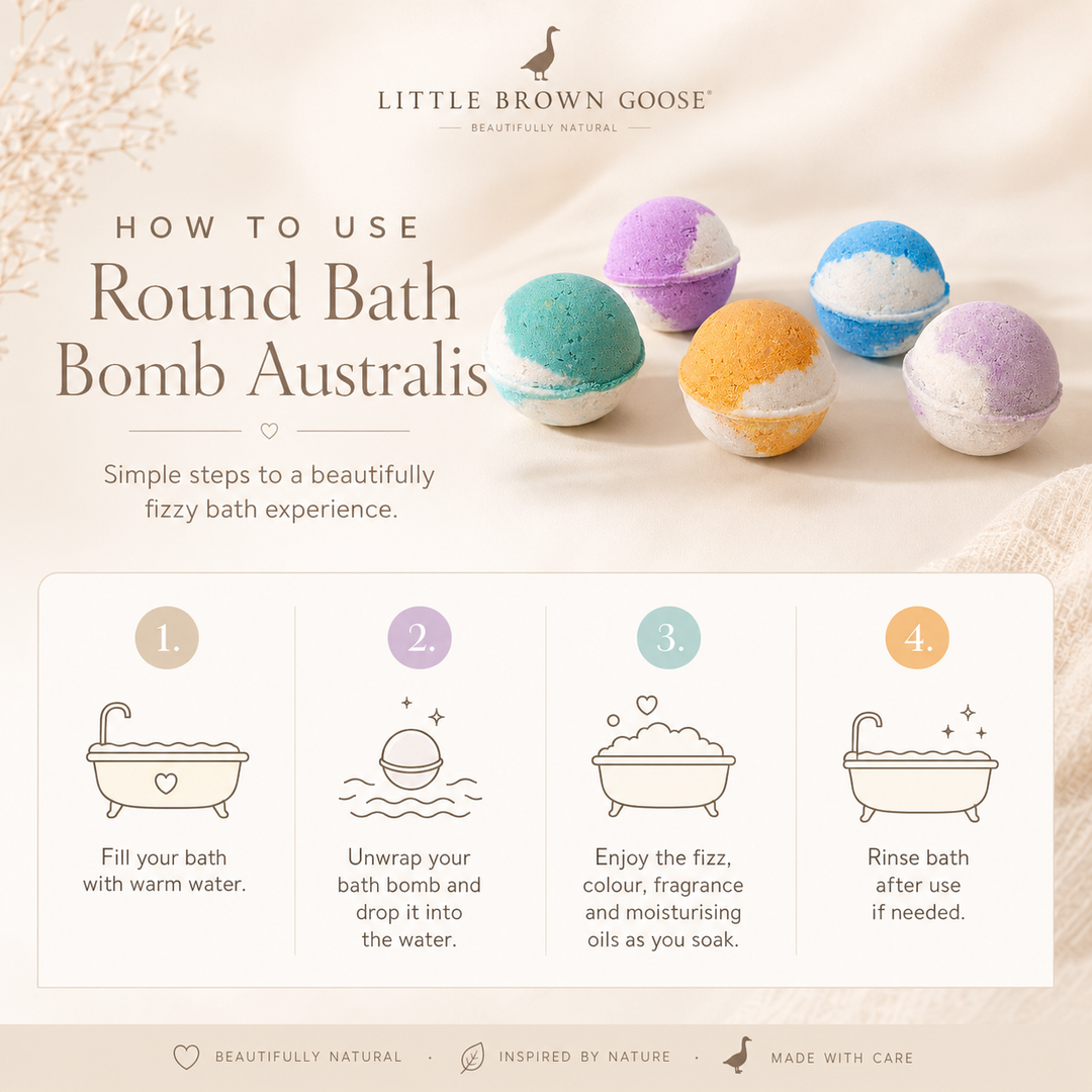 Round Bath Bombs Australia | Natural &amp; Gentle Bath Bombs