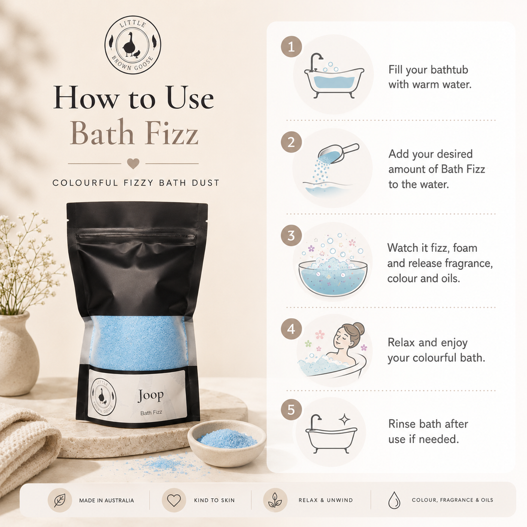 Bath Fizz Australia | Colourful Fizzy Bath Dust