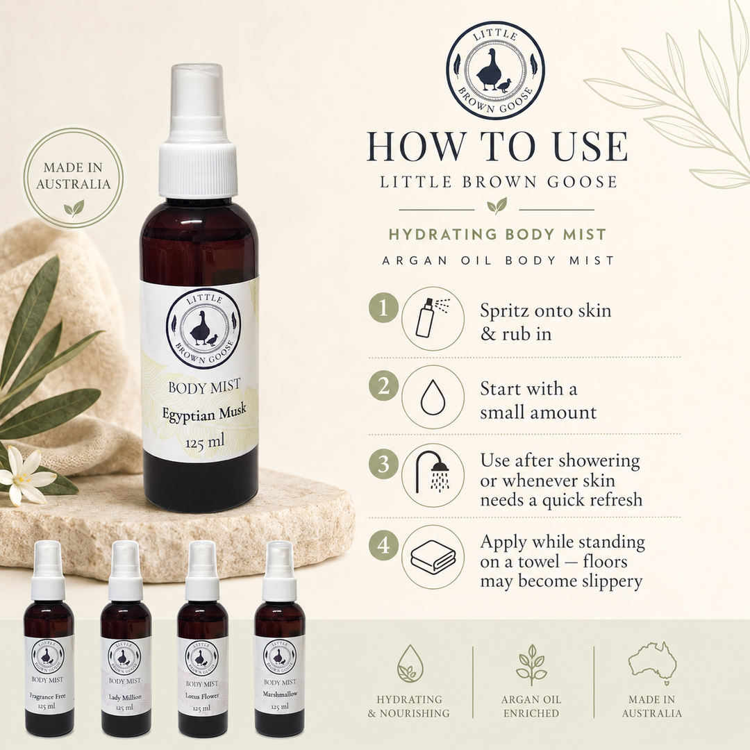 Hydrating Body Mist Australia | Argan Oil Body Moisturiser Spray