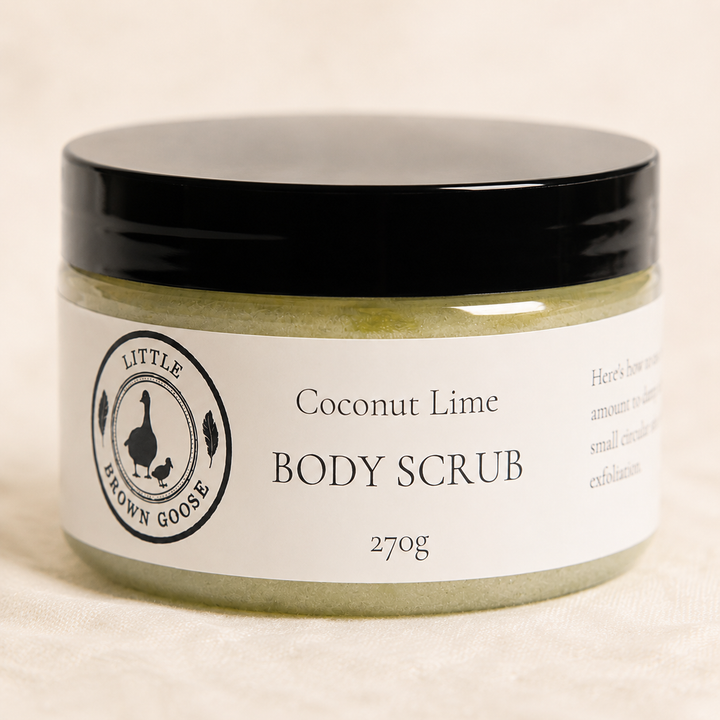 Coconut Lime body scrub Australia