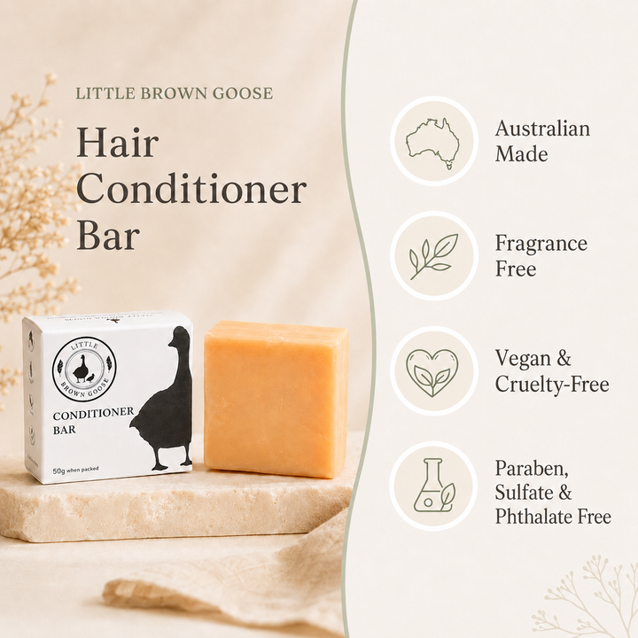 Hair Conditioner Bar Australia | Fragrance-Free Solid Conditioner