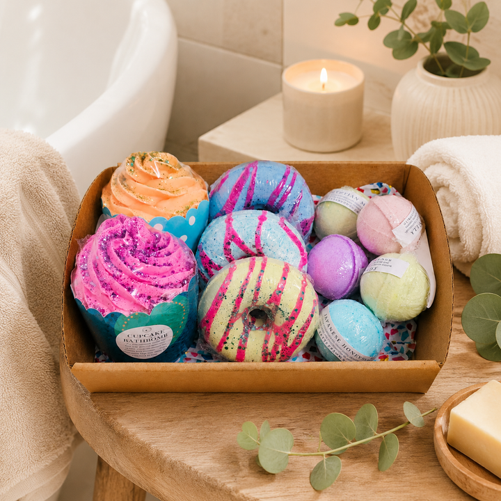 Dessert Bath Bomb Gift Pack Australia | Handmade Bath Bomb Set