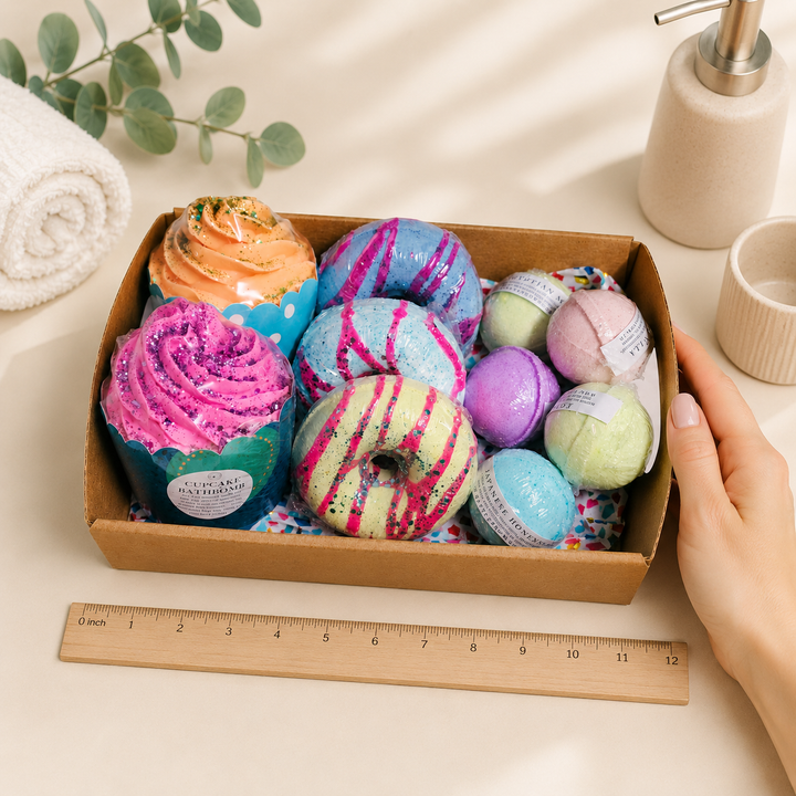 Dessert Bath Bomb Gift Pack Australia | Handmade Bath Bomb Set