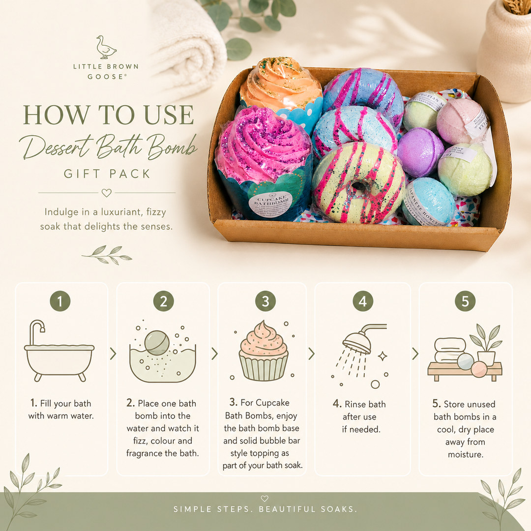 Dessert Bath Bomb Gift Pack Australia | Handmade Bath Bomb Set
