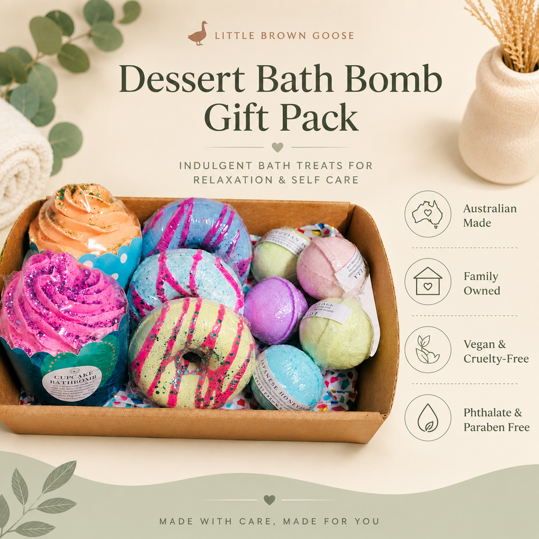 Dessert Bath Bomb Gift Pack Australia | Handmade Bath Bomb Set