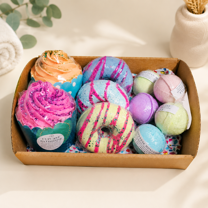 Dessert Bath Bomb Gift Pack Australia | Handmade Bath Bomb Set