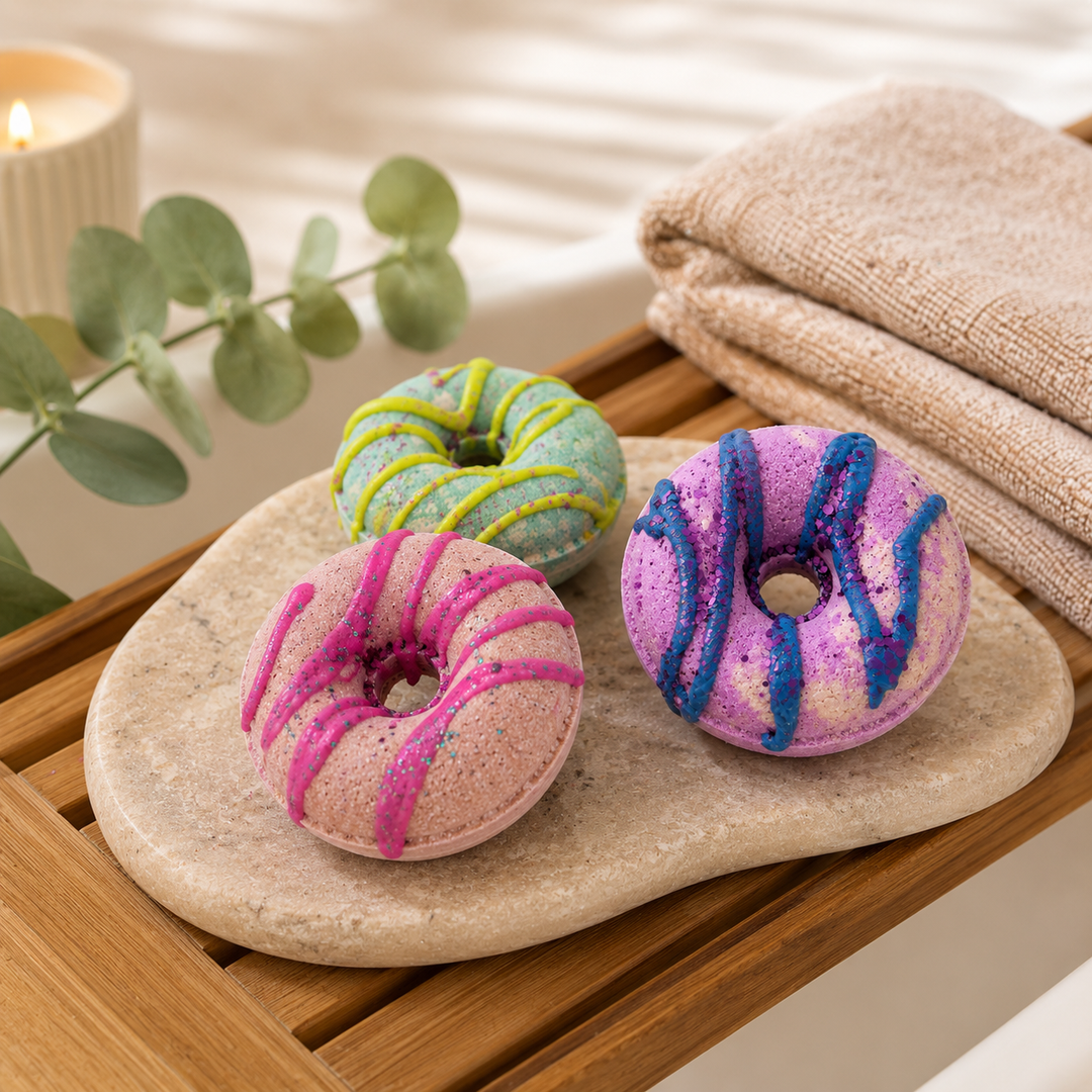 Doughnut Bath Bombs Australia | Handmade Cocoa Butter Bath Bombs