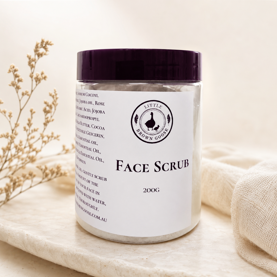 Natural Face Scrub Australia | Gentle Jojoba Bead Exfoliator