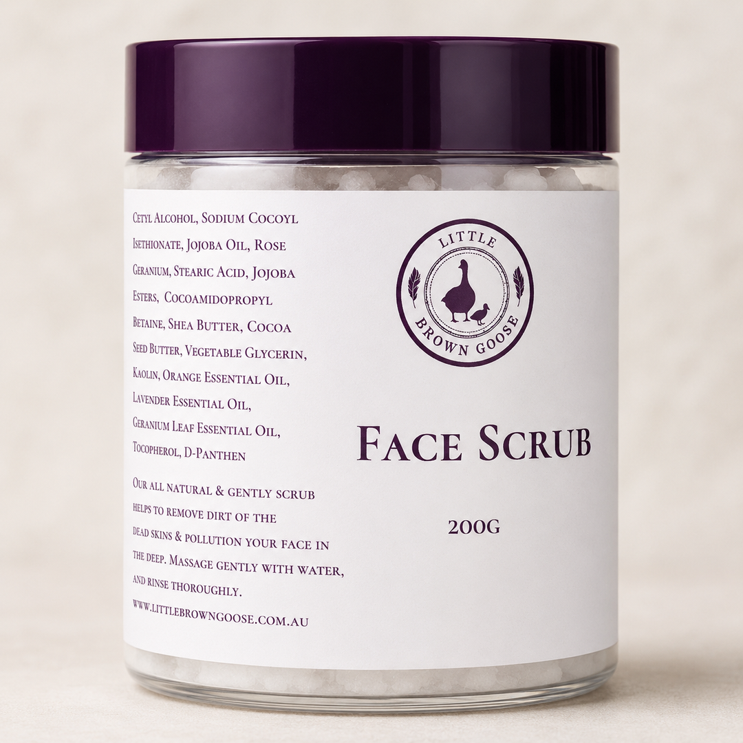 Natural Face Scrub Australia | Gentle Jojoba Bead Exfoliator