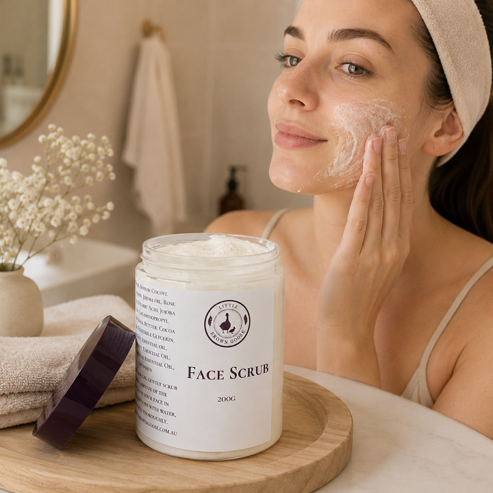 Natural Face Scrub Australia | Gentle Jojoba Bead Exfoliator
