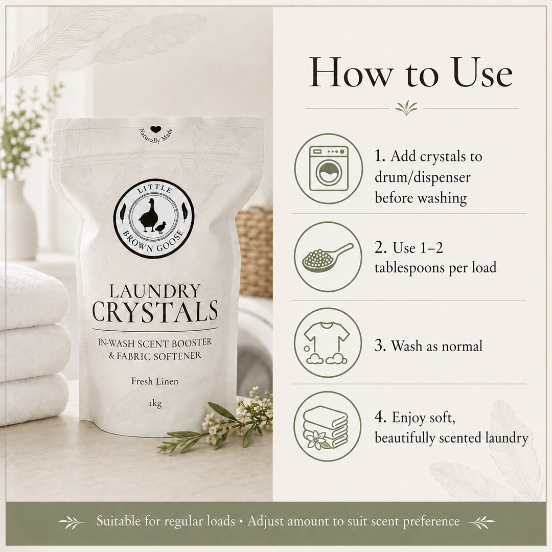 Laundry Crystals Australia | Natural Fabric Softener Alternative