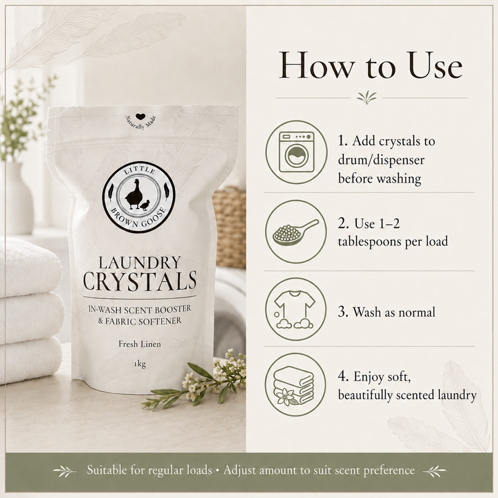 Laundry Crystals Australia | Natural Fabric Softener Alternative