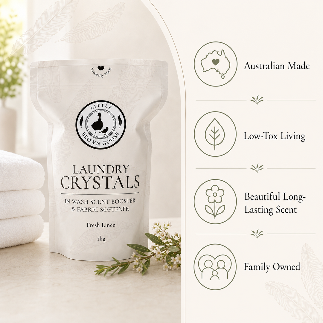 Natural fabric softener alternative by Little Brown Goose