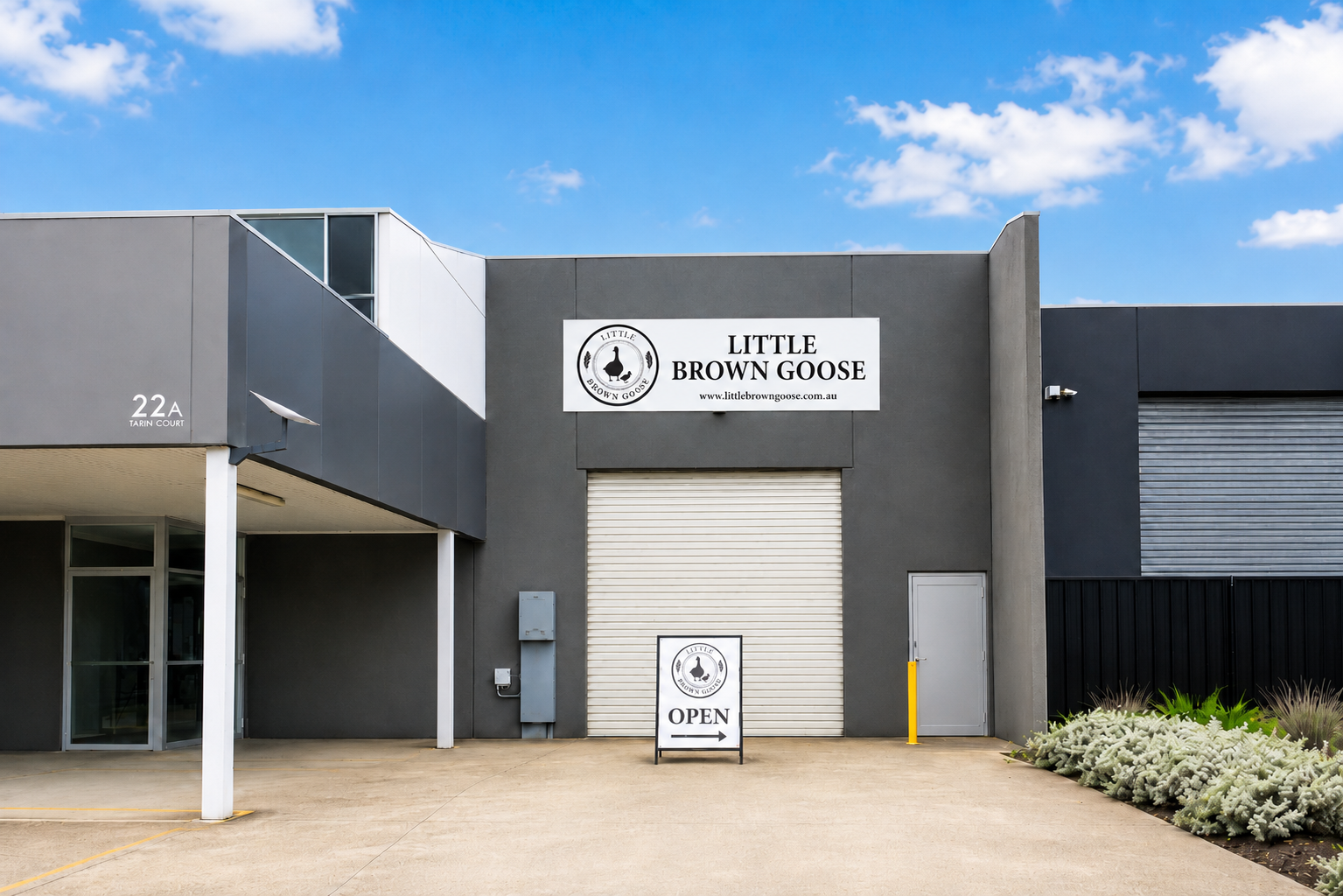 Little Brown Goose shopfront in Bell Park, Geelong, Victoria