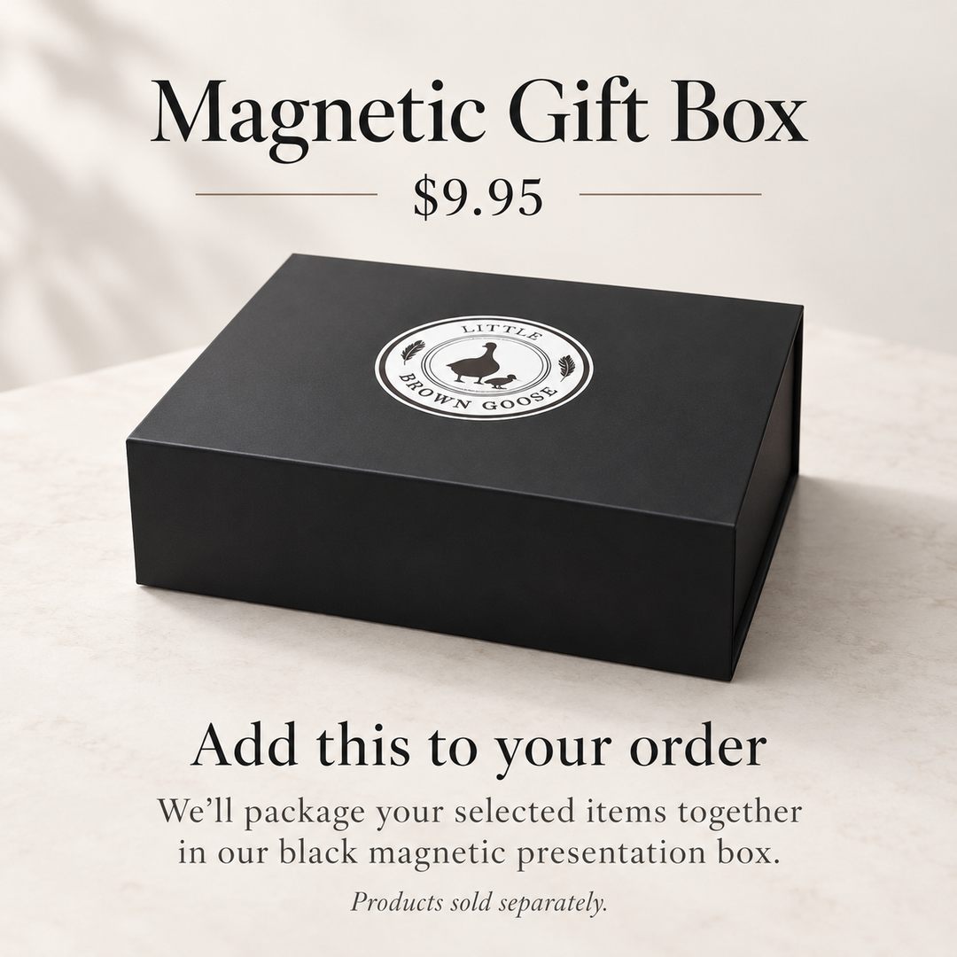 Magnetic Gift Box add-on $9.95 – products sold separately