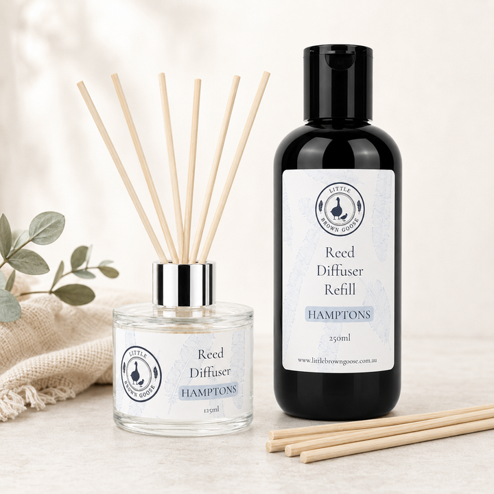 Little Brown Goose reed diffuser handmade in Geelong Victoria