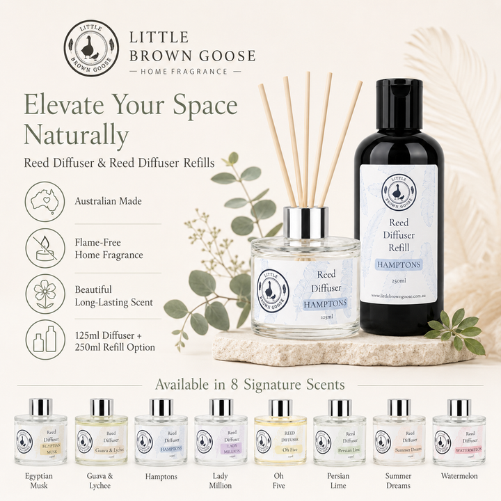 Little Brown Goose reed diffuser refill bottle