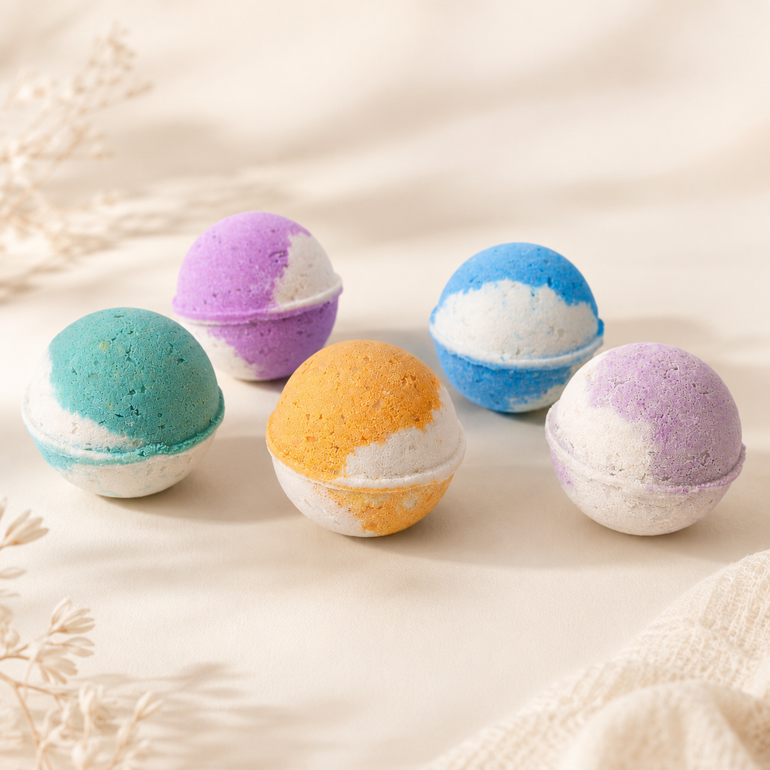 Round Bath Bombs Australia | Natural &amp; Gentle Bath Bombs