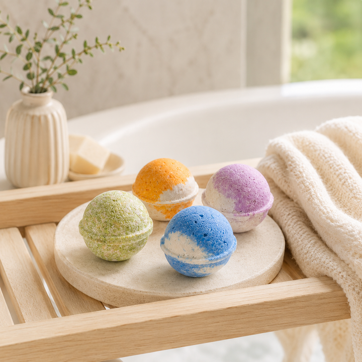 Round Bath Bombs Australia | Natural &amp; Gentle Bath Bombs