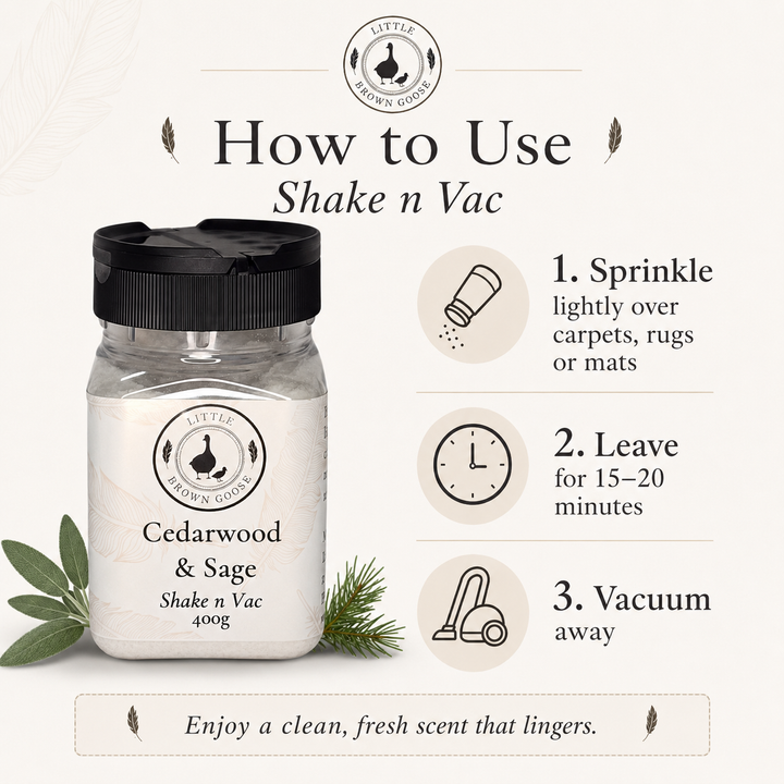 Shake n Vac Australia | Natural Carpet Deodoriser