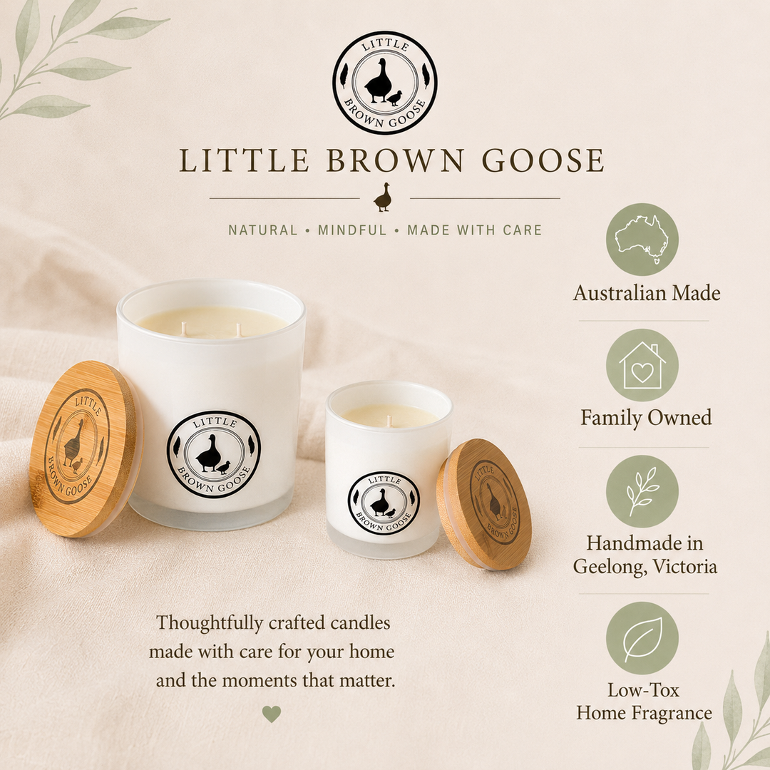 little brown goose candles