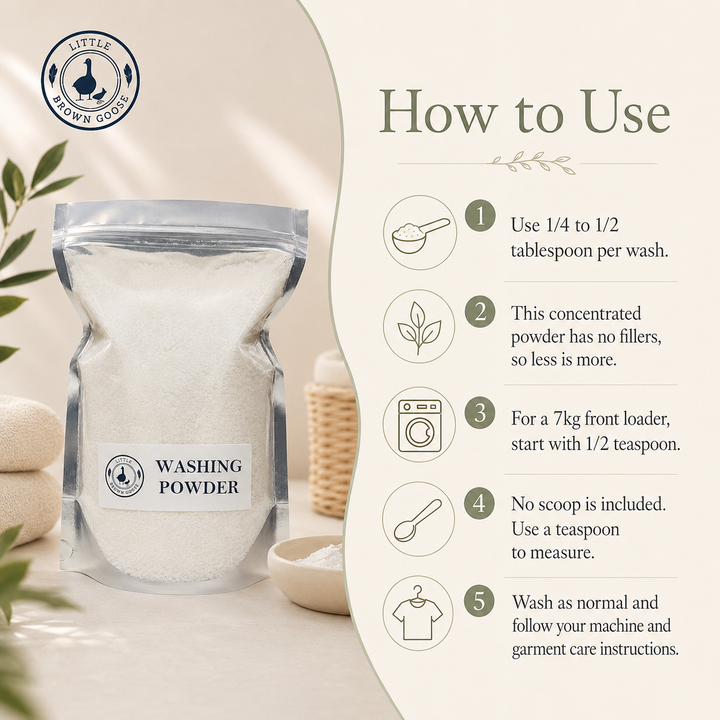 Australian made laundry powder handmade in Geelong Victoria