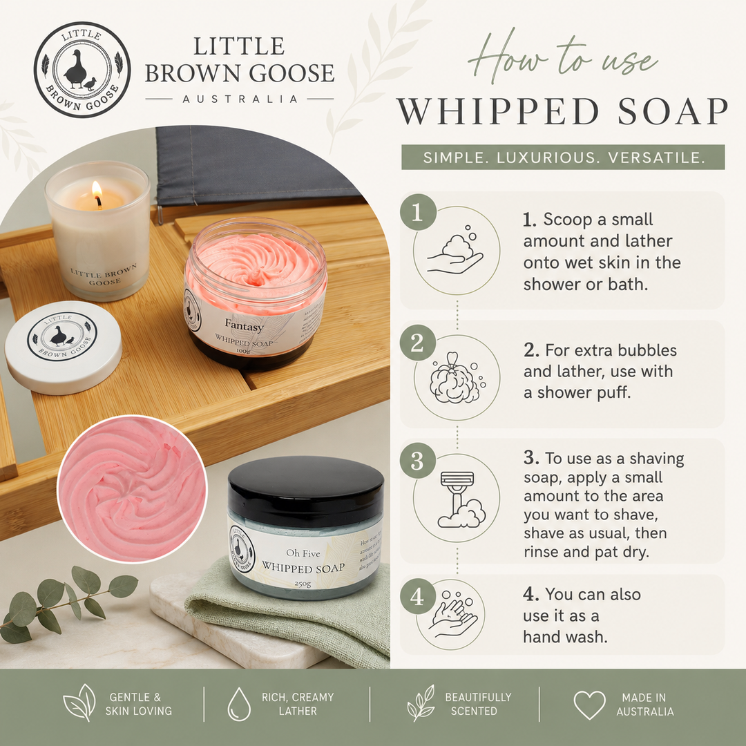 Whipped Soap Australia | Handmade Body Wash &amp; Shaving Soap
