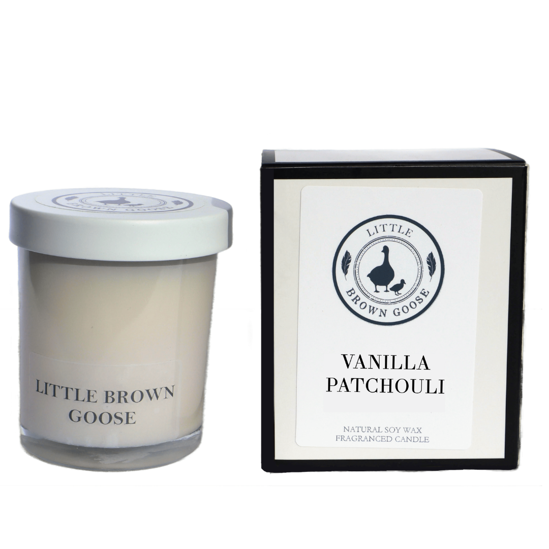 Vanilla Patchouli Candle | Little Brown Goose