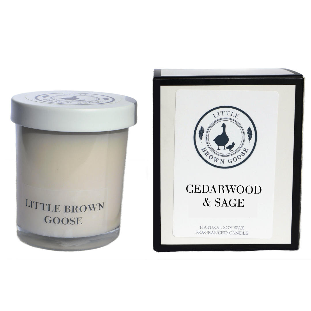 Cedarwood Sage Candle | Little Brown Goose