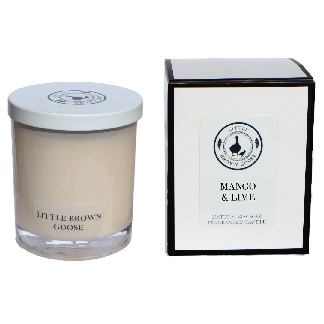 Mango Lime Soy Candle | Little Brown Goose