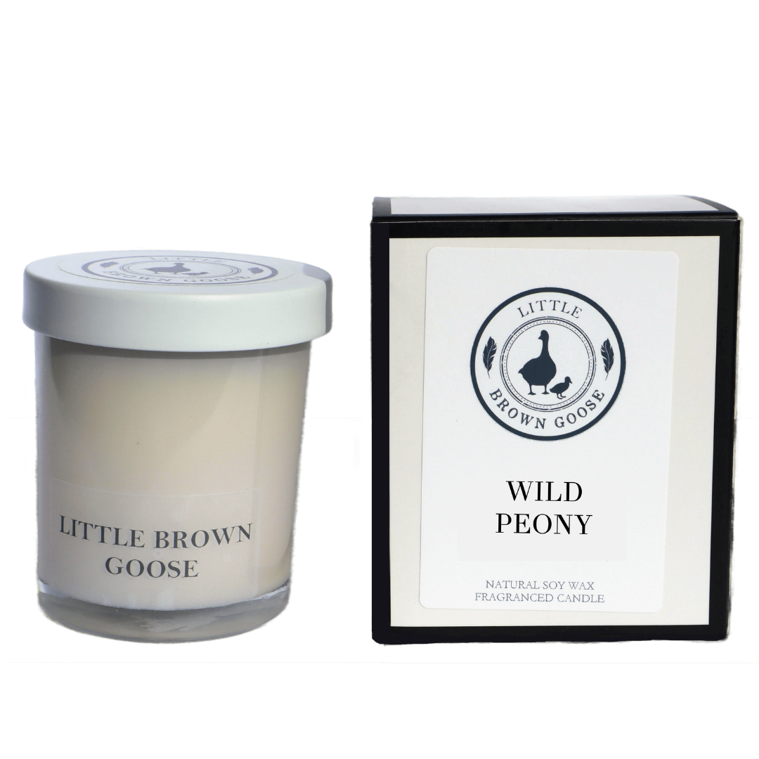 Wild Peony Candle | Little Brown Goose