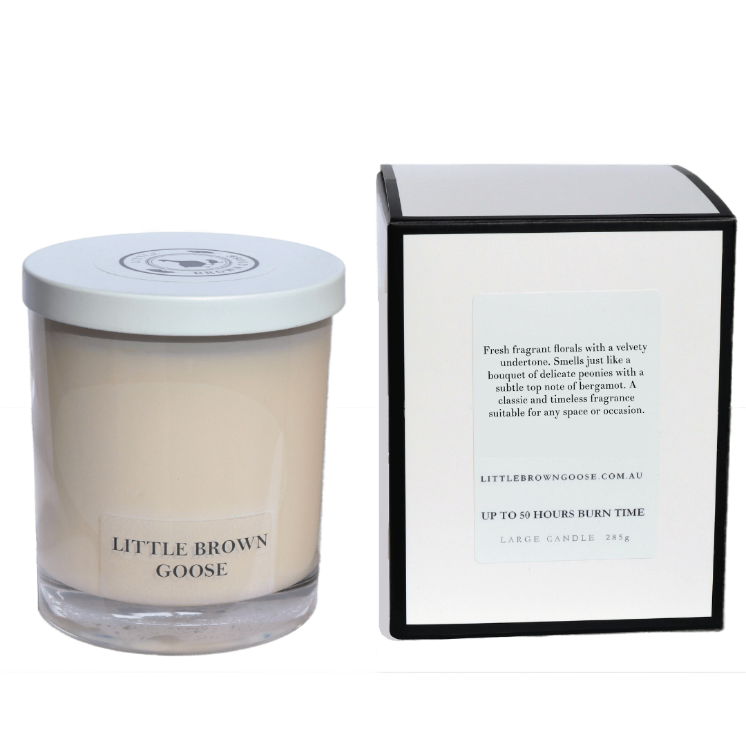 Wild Peony Candle | Little Brown Goose